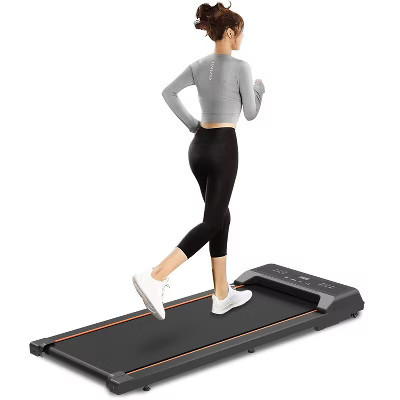 PAGED Sturdy Treadmill with LED Display, Under Desk Walking Pad Treadmill with Shock Reduction for Walking & Running, 265 LB Capacity, Black | Target