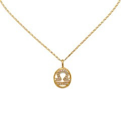 Libra Floating Zodiac Necklace | Sequin