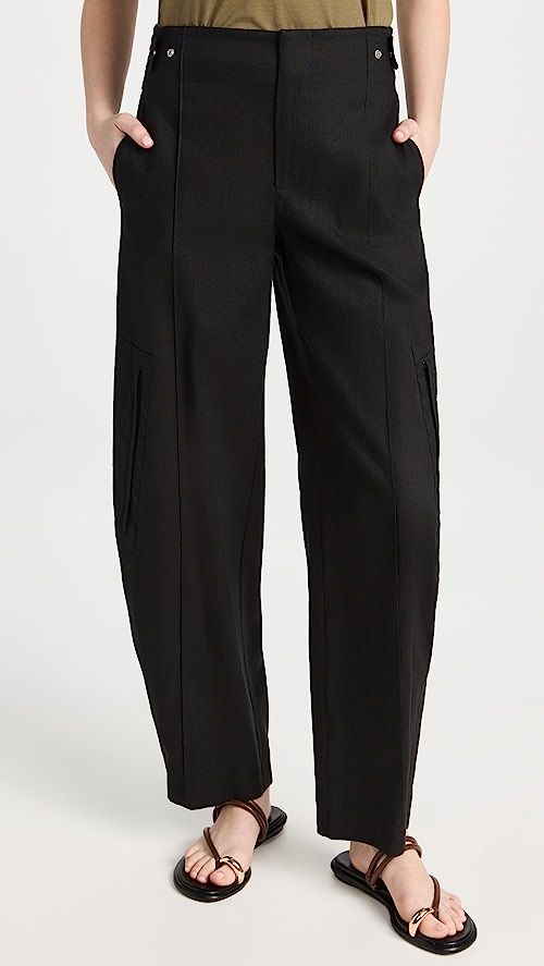 High Waist Tailored Utility Trousers | Shopbop