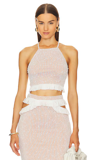 x REVOLVE Noomi Top in Ivory | Revolve Clothing (Global)