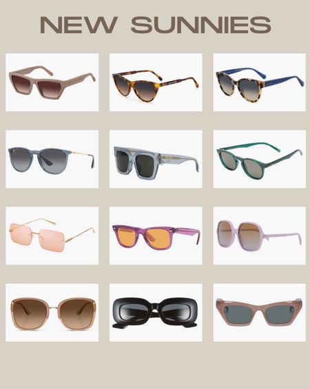 Summer sunnies are here! I’m loving all of these fun colors and new shapes (added some classics) but that lavender pair is one I have my eyes on 👀 (no pun intended). I found these all ranging in price at Nordstrom so be sure to check them out! #sunnies #sunglasses #accessories 

#LTKfindsunder100 #LTKstyletip #LTKfindsunder50