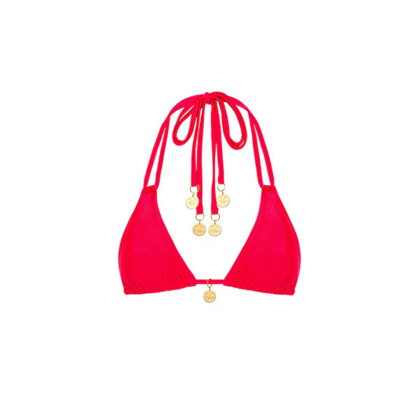 Halter Bralette Bikini Top - Cherry Crush | Kulani Kinis US