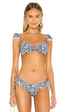 Montce Swim Cabana Trim Bikini Top in Oxana from Revolve.com | Revolve Clothing (Global)