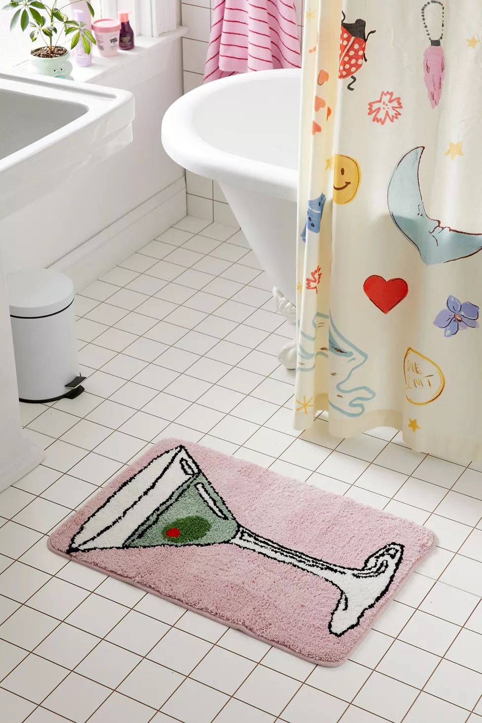 A Shop Of Things Martini Bath Mat | Urban Outfitters (US and RoW)