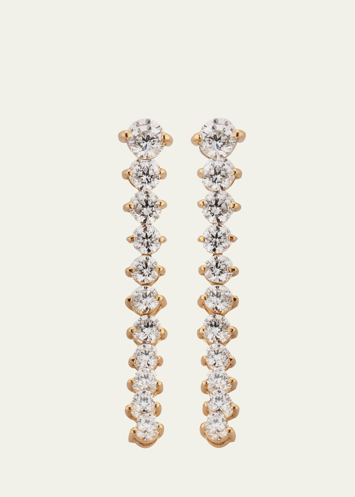 Lana 14K Gold Flawless Tennis Linear Diamond Ear Crawlers | Bergdorf Goodman