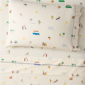 Kids Surf Shack Sheet Set | West Elm (US)