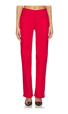 MOTHER The Kick It Jeans in Play Date Tango Red from Revolve.com | Revolve Clothing (Global)