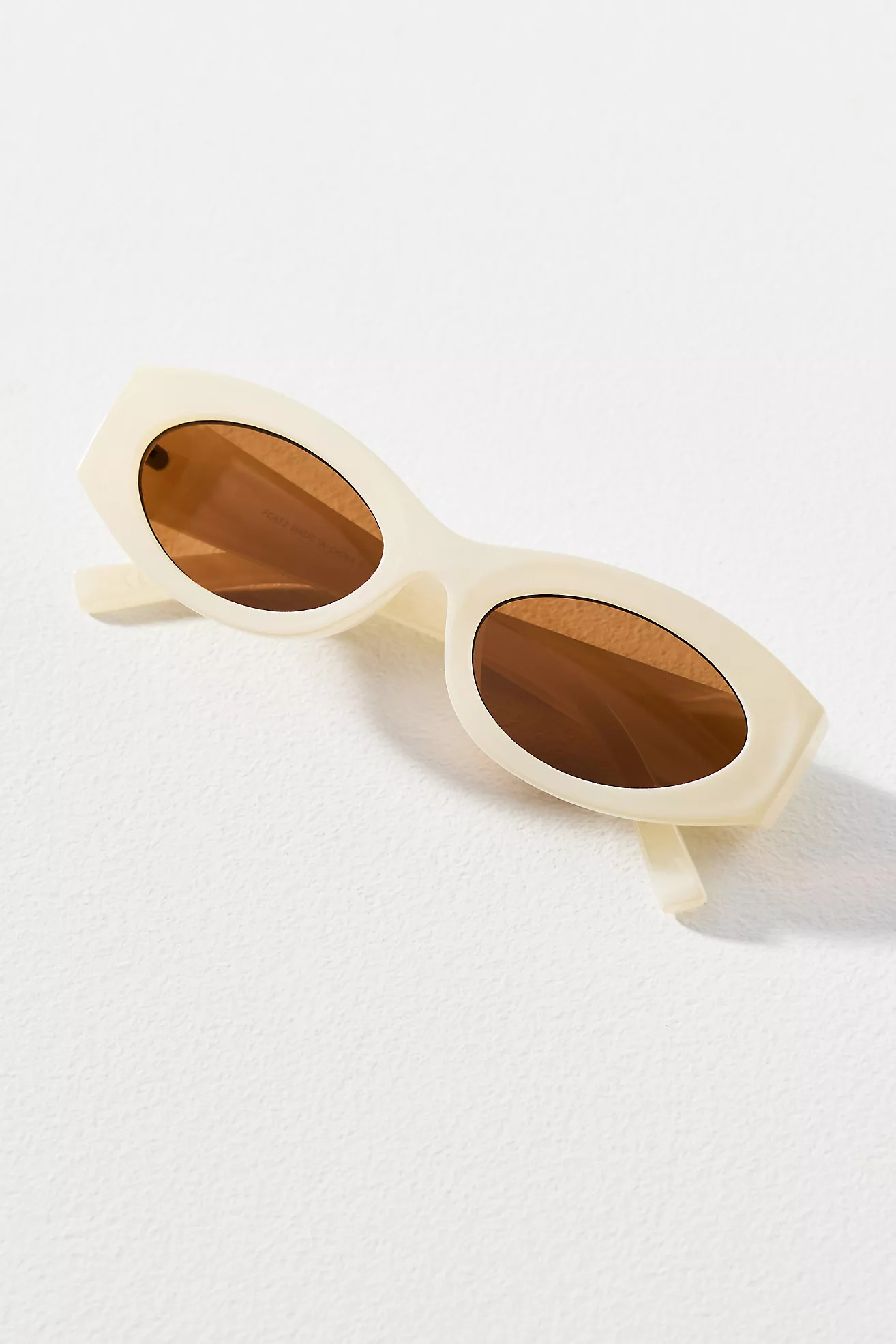 Oval Slim East-West Sunglasses | Anthropologie (US)