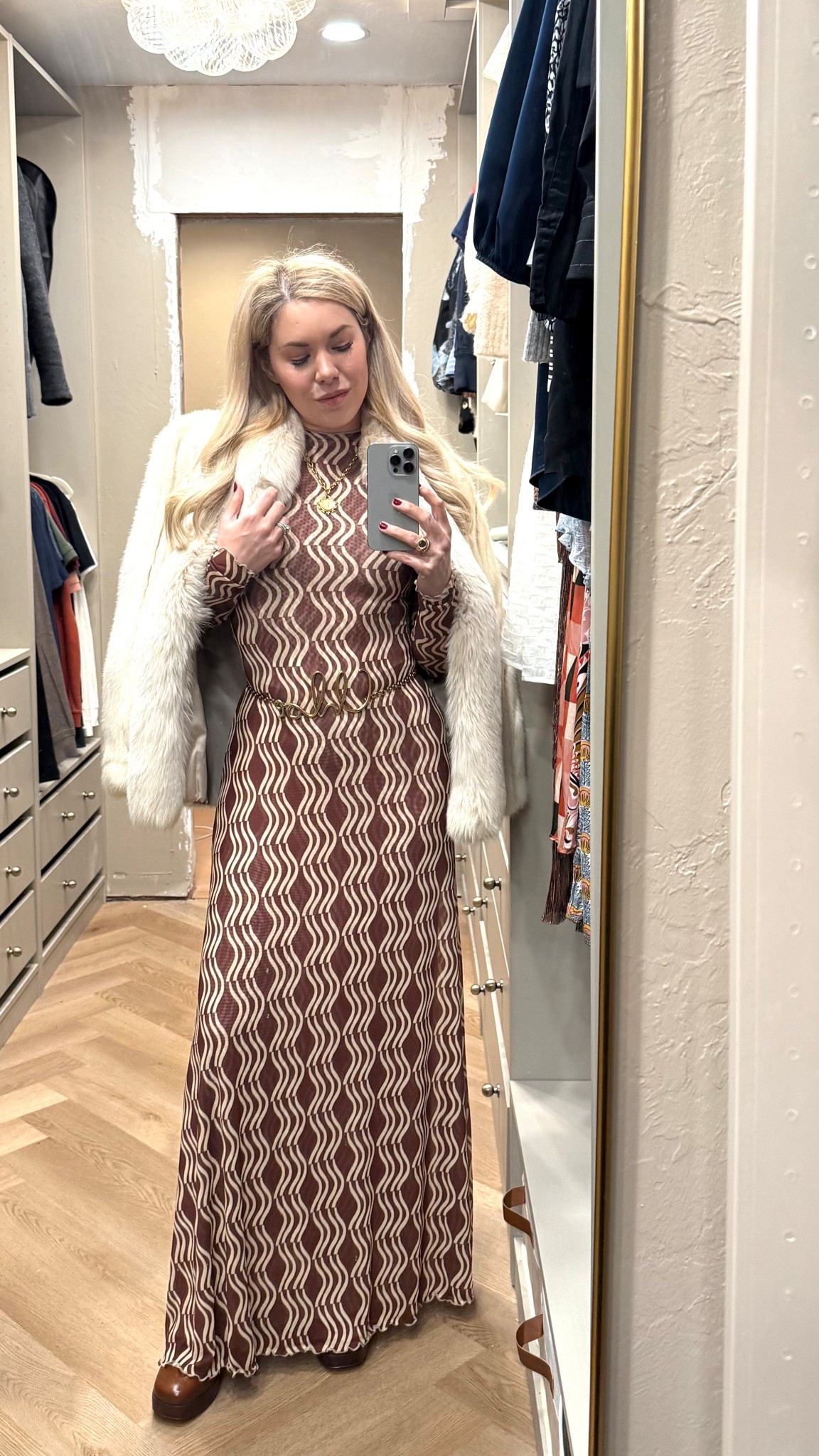 Finally a cute long sleeve maxi dress! 
Very stretchy runs TTS - wearing XS

#LTKSeasonal #LTKdayinmylife