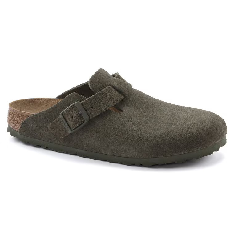 Boston Suede Leather Thyme | BIRKENSTOCK | Birkenstock USA