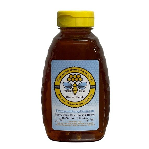 FL Pure Raw Palm Tree Honey, 1 Pound Honey, Best Sweet Honey, Direct from Beekeeper, Best Natural... | Etsy (US)
