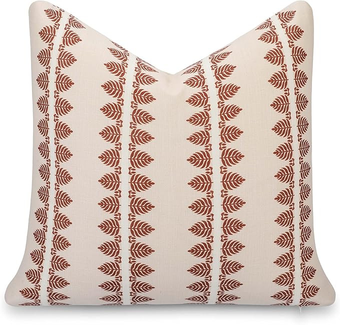 Crumbs Home Modern Farmhouse California Casual Indoor Outdoor Throw Pillow Cover, 20"x20" Water R... | Amazon (US)