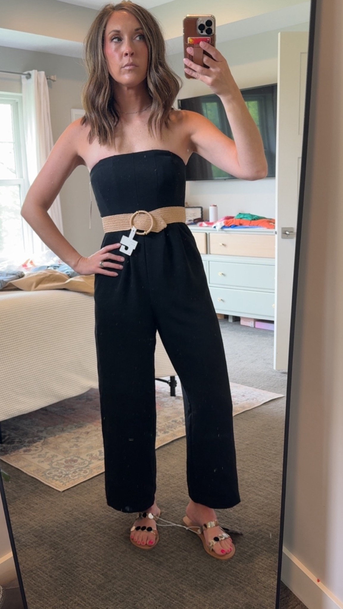 Super cute #romper from #Target! The quality on this is SO good! Love this stretchy belt to elevate the look. 

Wearing a small!

#LTKWorkwear #LTKStyleTip #LTKSaleAlert