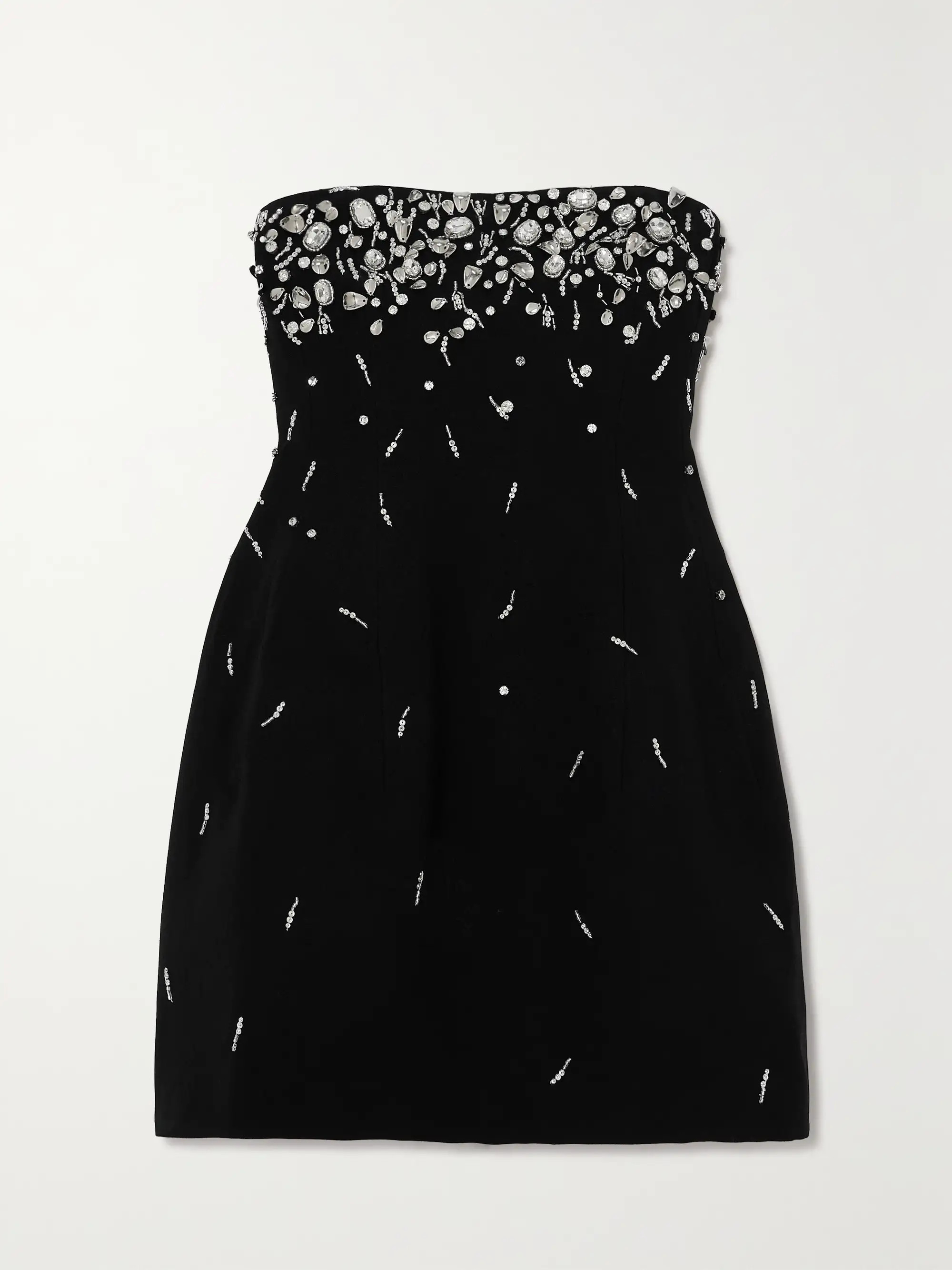 Arta strapless embellished crepe mini dress | NET-A-PORTER APAC