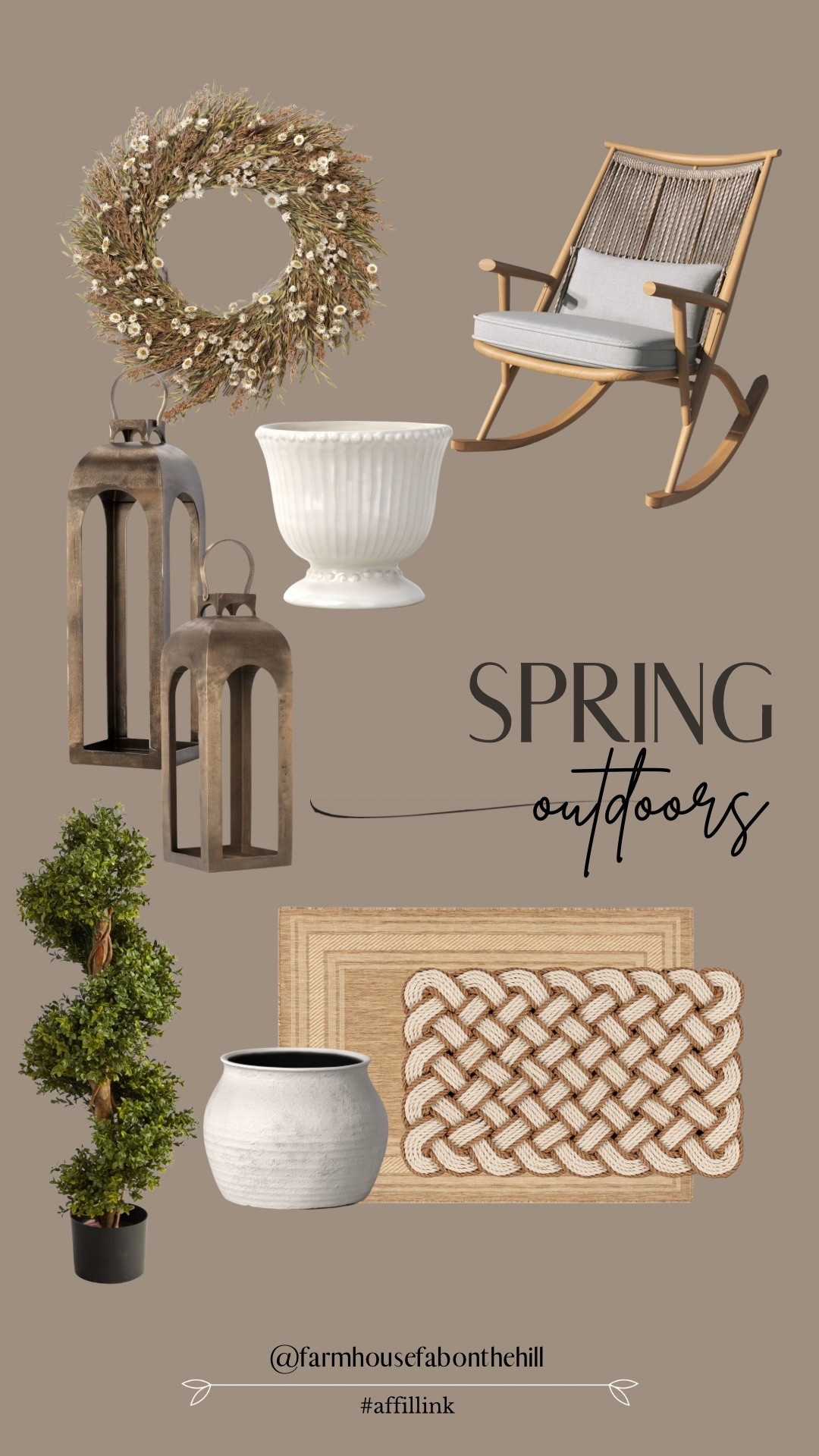 Neutral spring outdoor porch & patio finds from Target 🤎

#LTKSeasonal #LTKSaleAlert #LTKHome