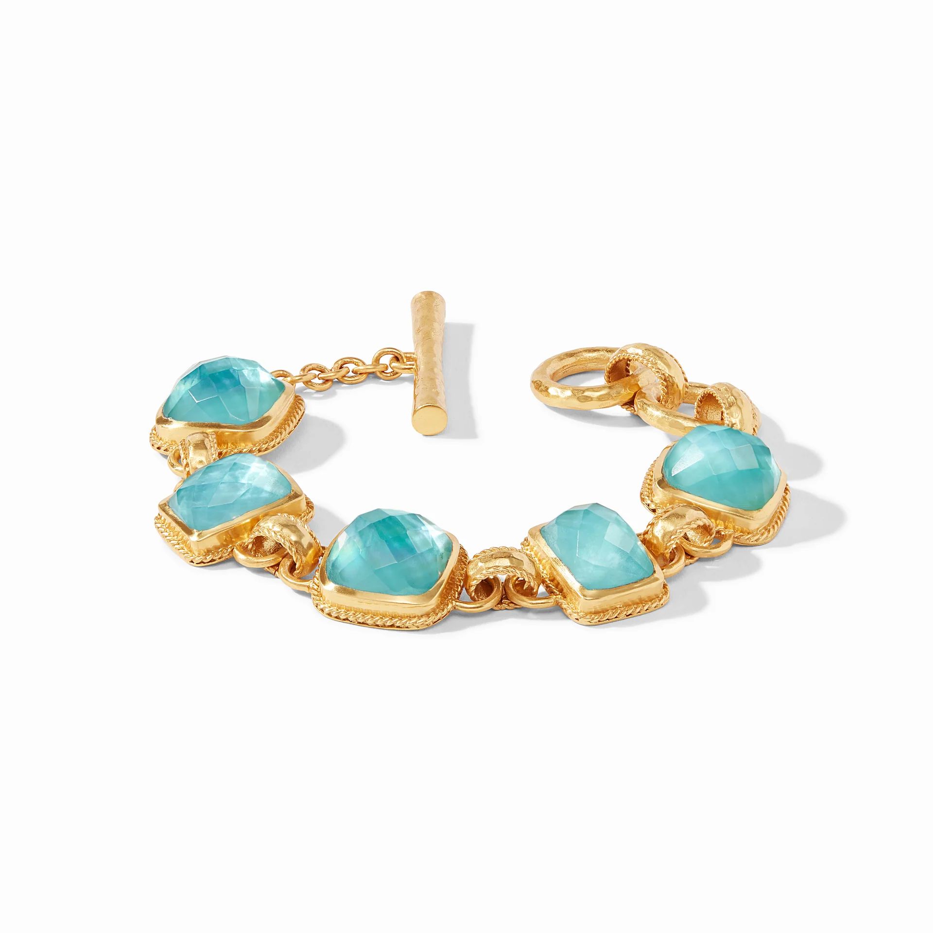 Savoy Demi Gold Toggle Bracelet | Julie Vos | Julie Vos