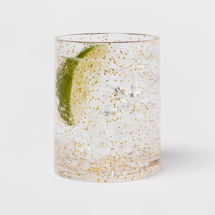 14oz Plastic Gold Fleck Glass - Threshold™ | Target