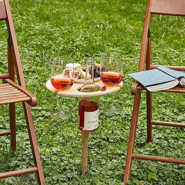 Outdoor Wine Table | UncommonGoods