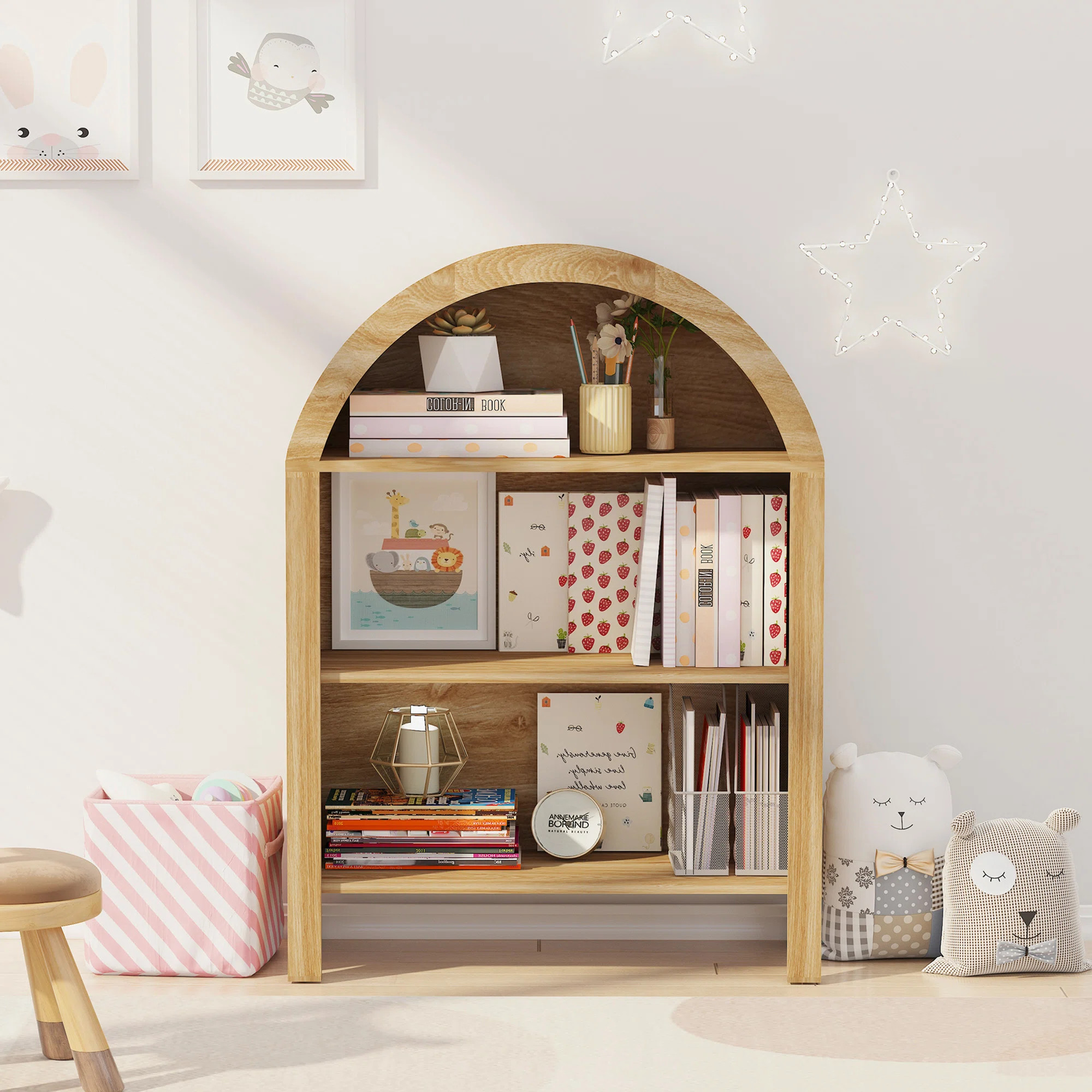 Gadskin 43.3" Arched Kids Bookcase | Wayfair North America