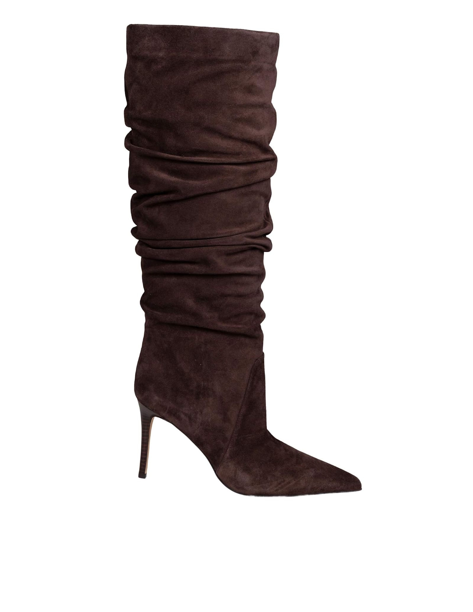 Michael Kors Michaek Kors Dawn Heeled Suede Boot, Brown | Italist.com US