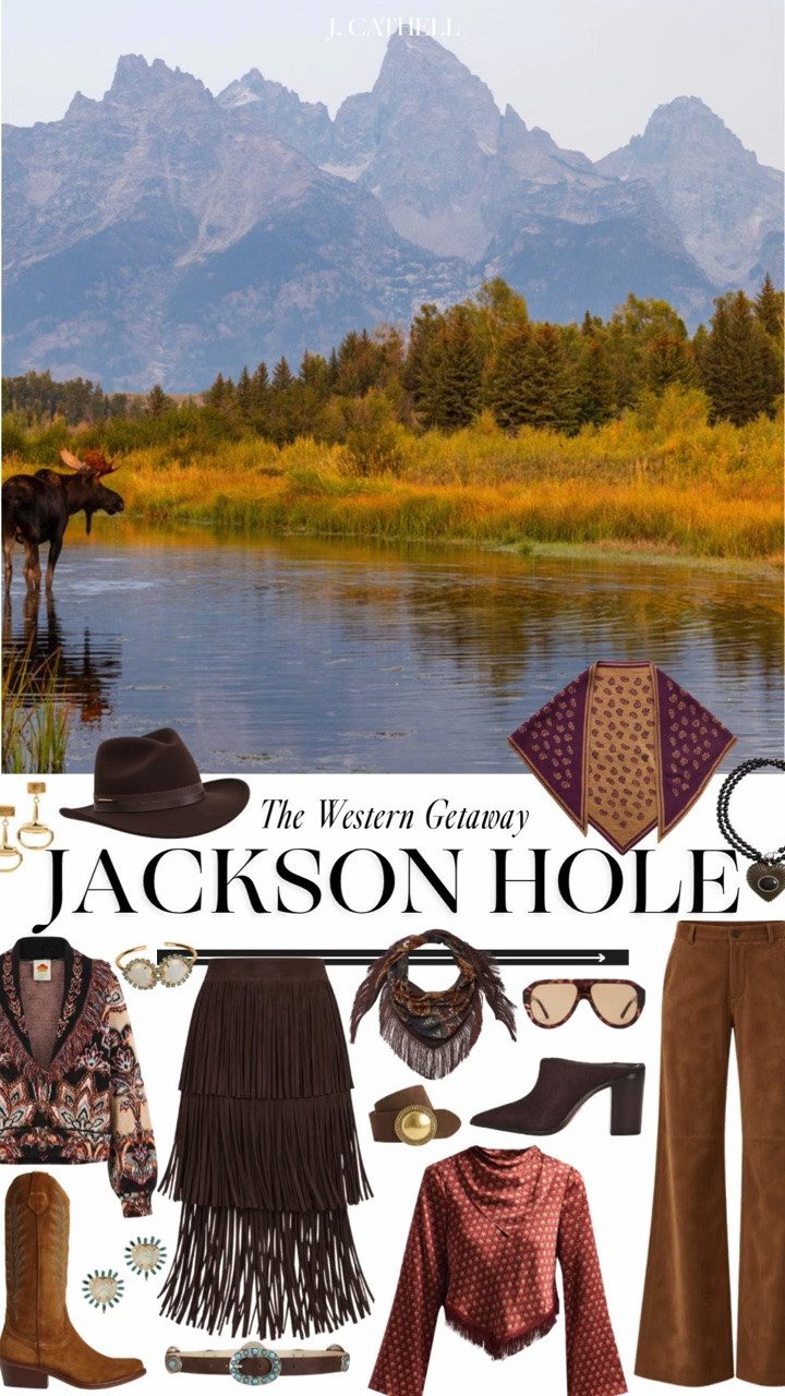 🏔️ Jackson Hole has been on my list forever, so naturally I started with the outfits.

In West Dressed, I’m sharing 10 chic Jackson Hole looks for everything I’d want to do on a fall getaway—from hiking and fly fishing to horseback riding, afternoons in town, cozy mornings by the fire, and a few really good dinners.

Think suede, boots, rich fall color, great jackets, and just enough Western influence to feel right for the setting without looking like a costume. Tap to shop all 10 looks and start planning your own trip out west. 🤎✨

#LTKStyle #JacksonHole #WesternStyle #FallFashion #TravelStyle #MountainChic #CowboyChic #FallOutfits #OutfitInspiration #LTKFinds

#LTKSeasonal #LTKOver40 #LTKTravel
