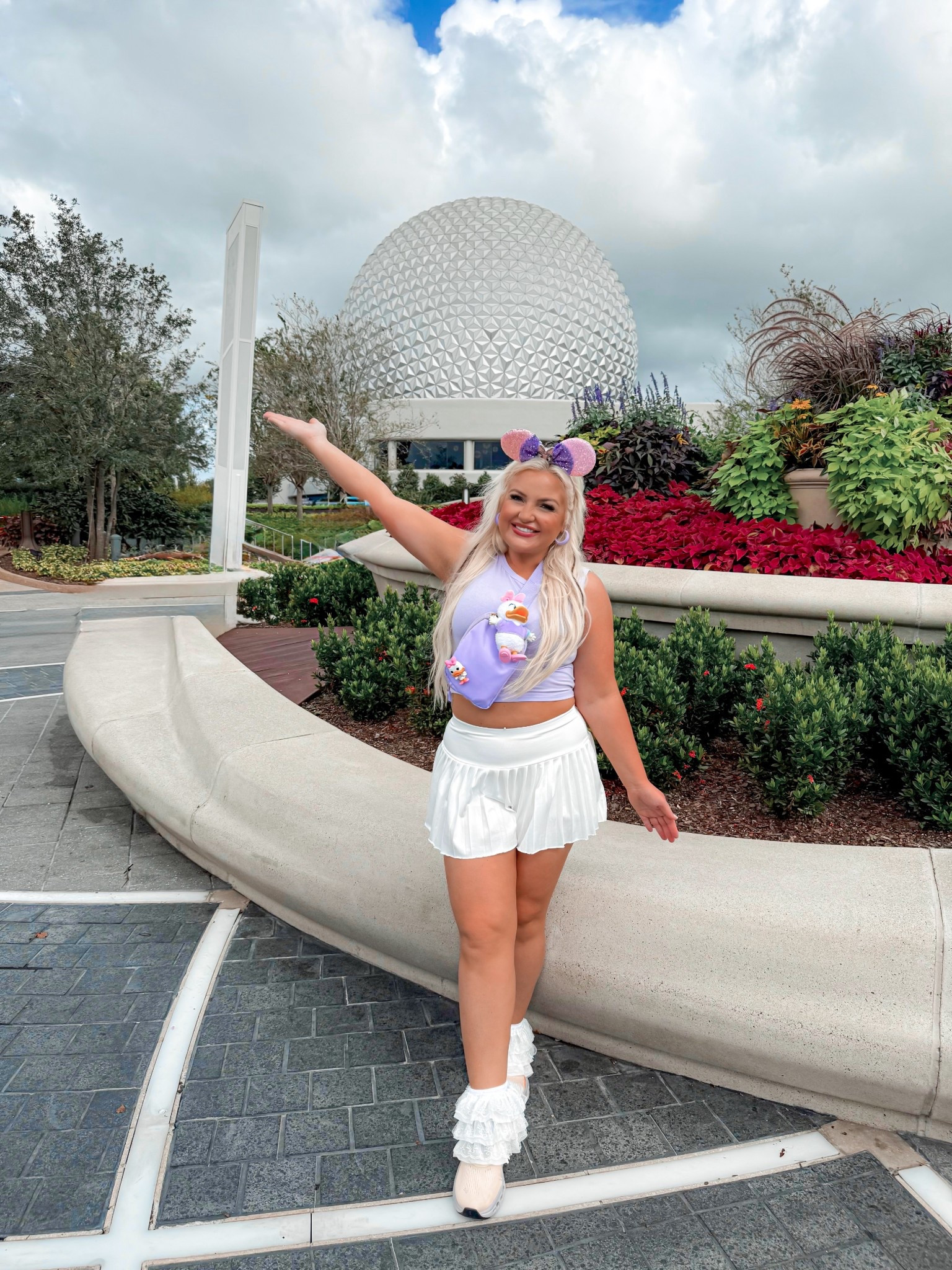 Daisy Duck ready! #disney #disneyworld #disneyootd 

#LTKActive #LTKTravel #LTKStyleTip