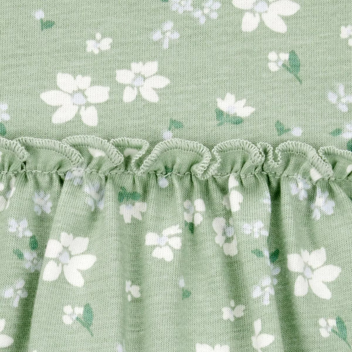 Carter's Just One You® Baby Girls' Floral Dress - Green/White 12M | Target