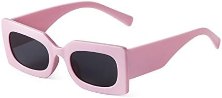 GIFIORE Retro Rectangle Sunglasses For Women Cute Colorful Trendy Chunky Square Sun Glasses | Amazon (US)