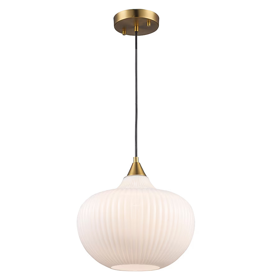 Trans Globe Aristo 1-Light Shaded Indoor Pendant Lowes.com | Lowe's