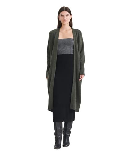 NAADAM Womens Cashmere Duster Cardigan, Olive, XS | Amazon (US)