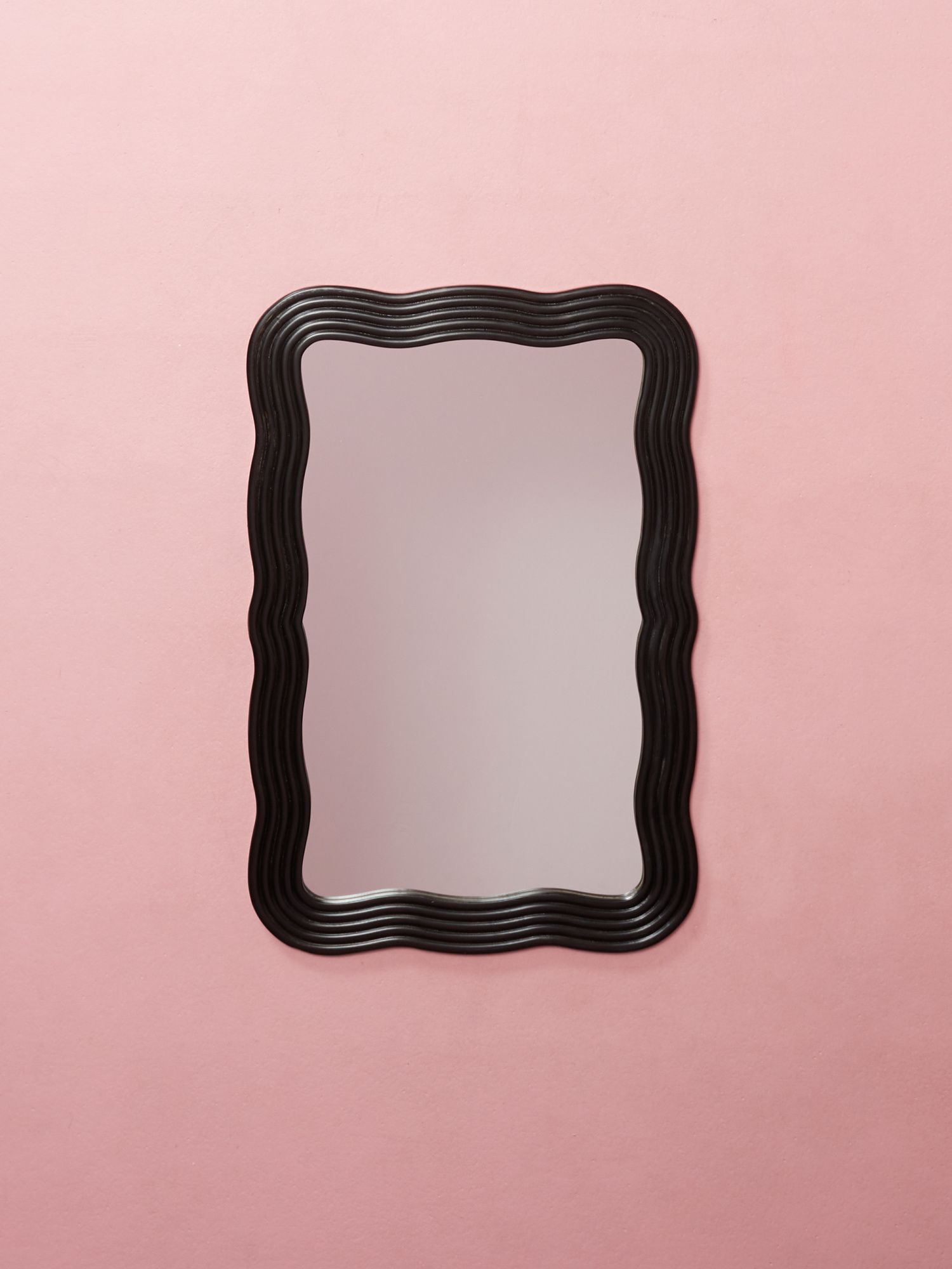 24x36 Wood Ridged Squiggle Wall Mirror | Living Room | HomeGoods | HomeGoods