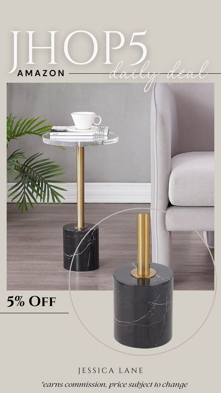 Amazon daily deal, save 5% on the gorgeous acrylic and gold accent table. Living room furniture, accent table, end table, side table, acrylic table, drink table, Amazon home, Amazon deal

#LTKsalealert #LTKhome #LTKstyletip