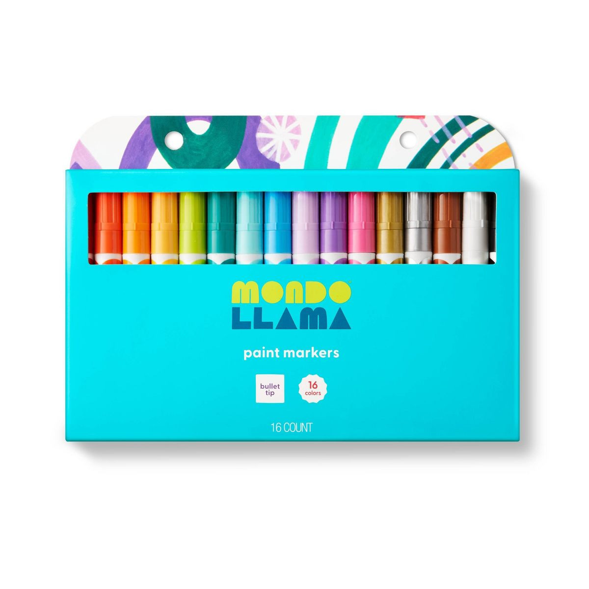 16ct Paint Markers Bullet Tip - Mondo Llama™ | Target