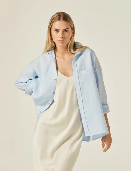 The Weekend: Hemp, Periwinkle Blue | With Nothing Underneath