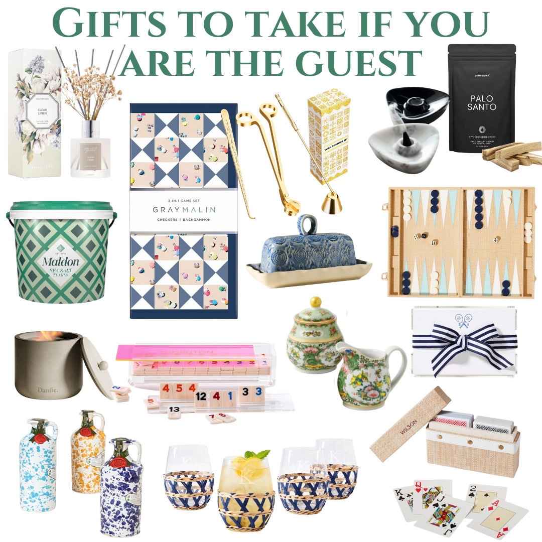 Gifts to take if you are the guest! 