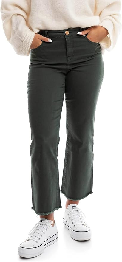1822 Denim Women's Stretch Luxe 27" Demi Boot Jeans | Amazon (US)