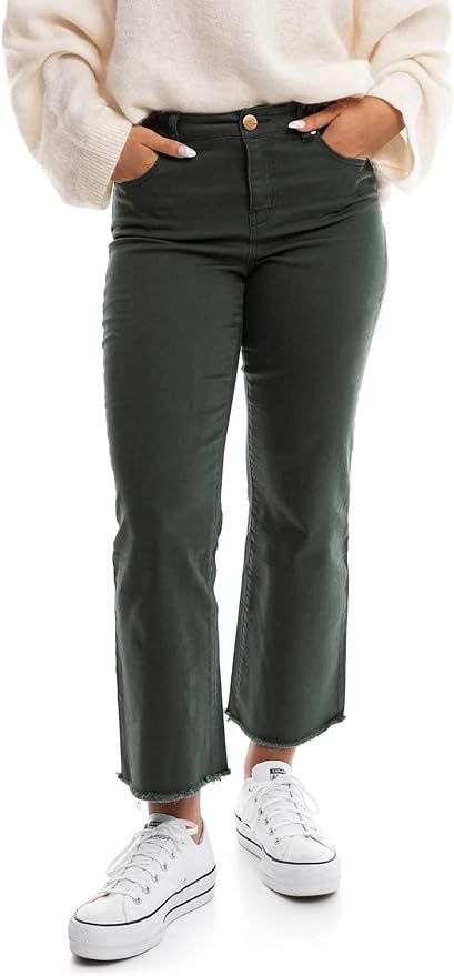 1822 Denim Women's Stretch Luxe 27" Demi Boot Jeans | Amazon (US)