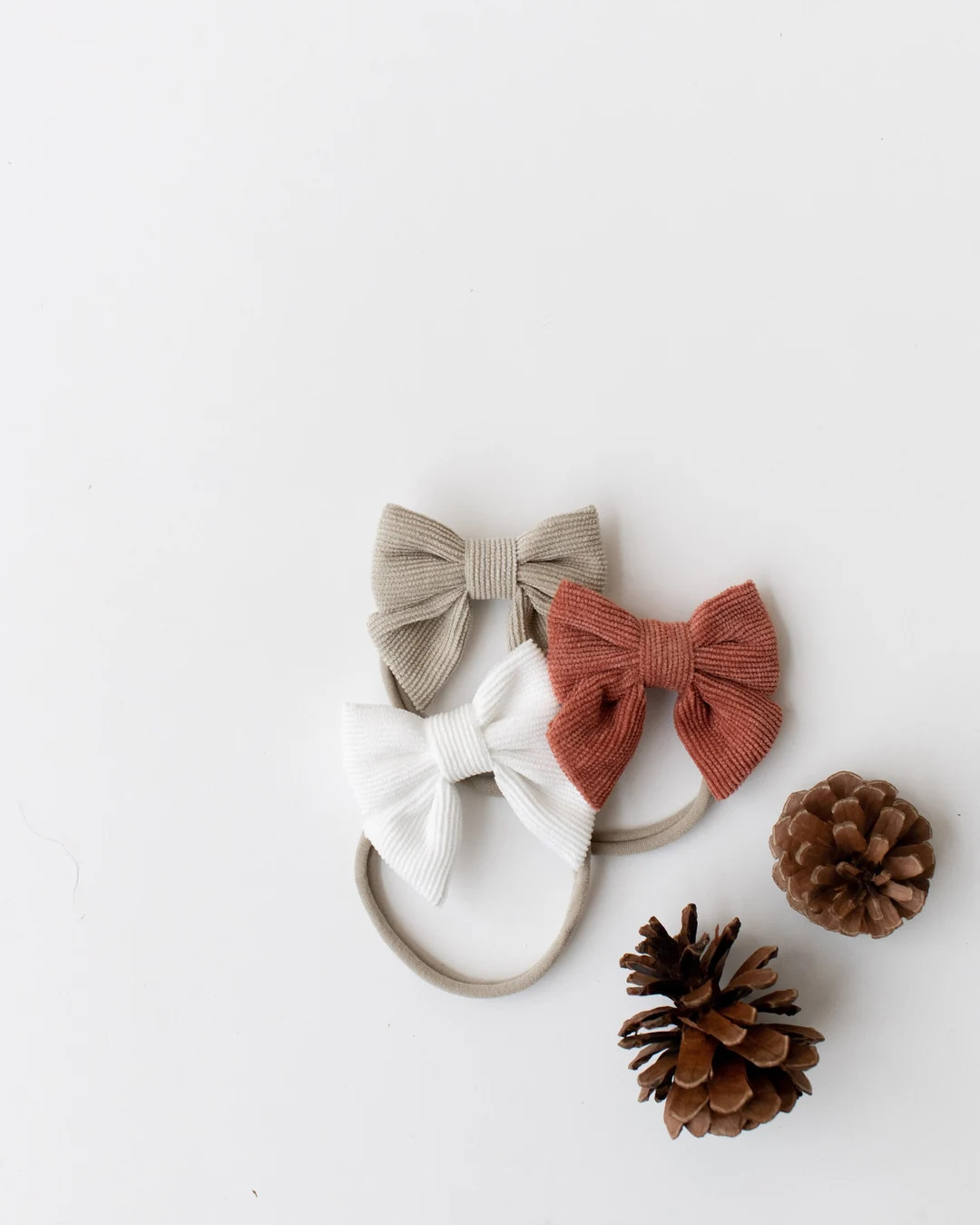 Corduroy Baby Bow Headband - baby headband, baby bows, baby girl headband, newborn bows, baby gir... | Etsy (US)