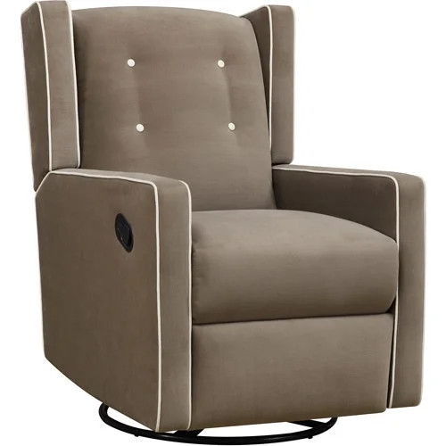 Baby Relax Mikayla Swivel Gliding Recliner, Mocha | Walmart (US)