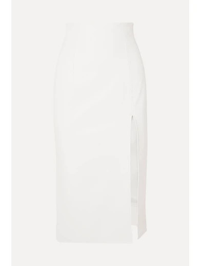 Leather midi skirt | NET-A-PORTER (US)
