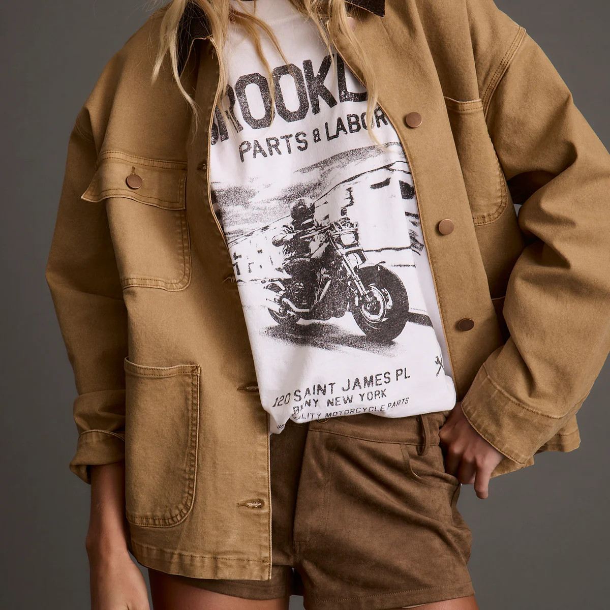 Harbor Khaki Barn Jacket | 12th Tribe