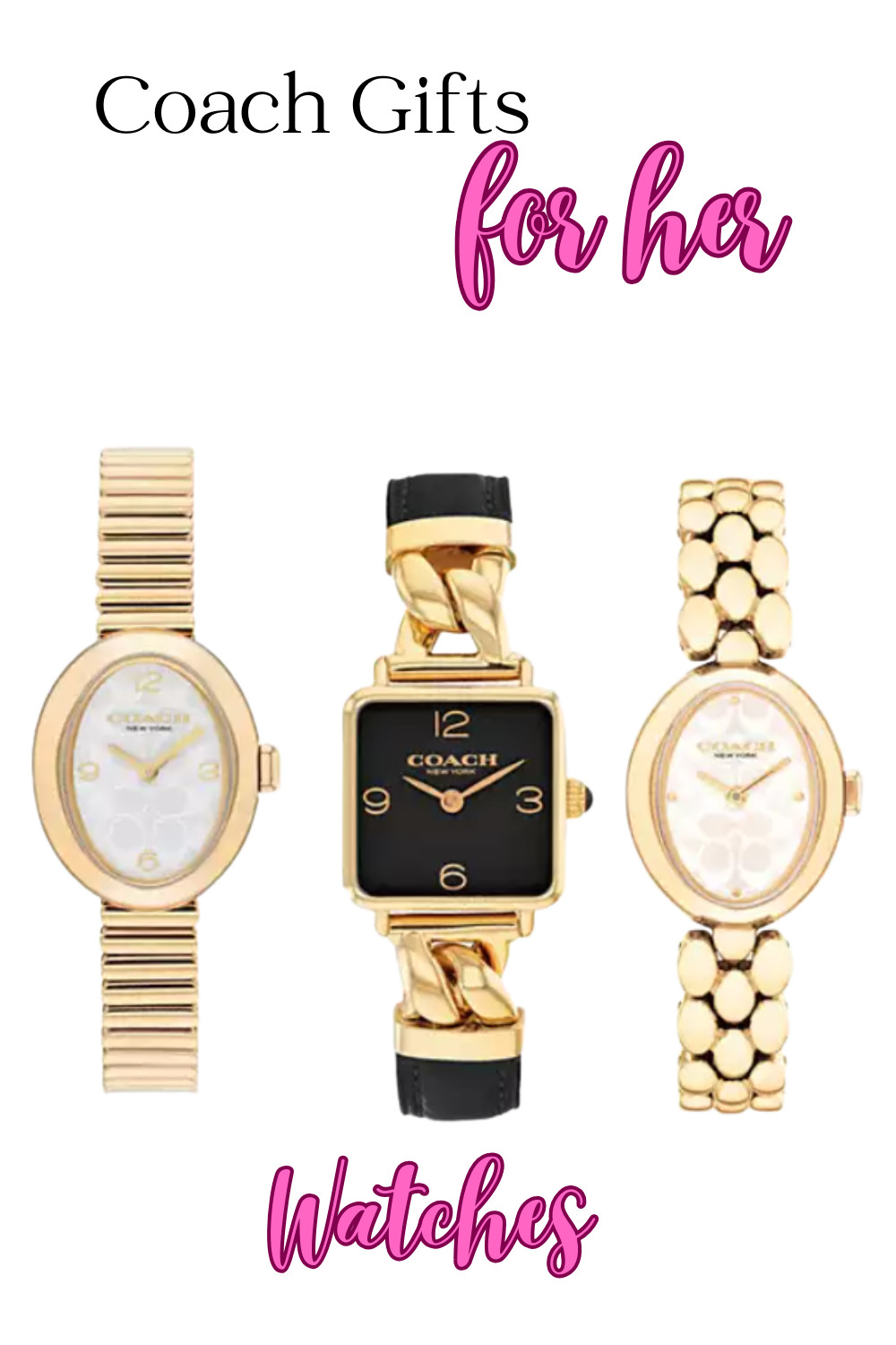 These Coach watches are so stylish and elegant. Truly timeless!  

 #LTKGiftGuide #LTKHoliday #LTKStyleTip