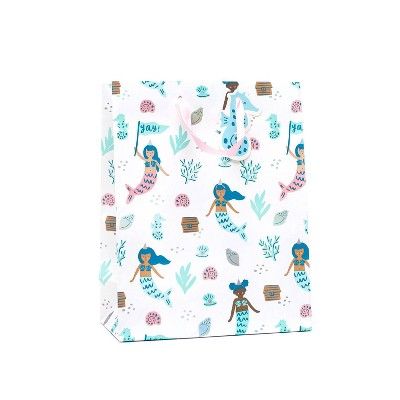 Medium Mermaid Gift Bag with Tag - Spritz™ | Target