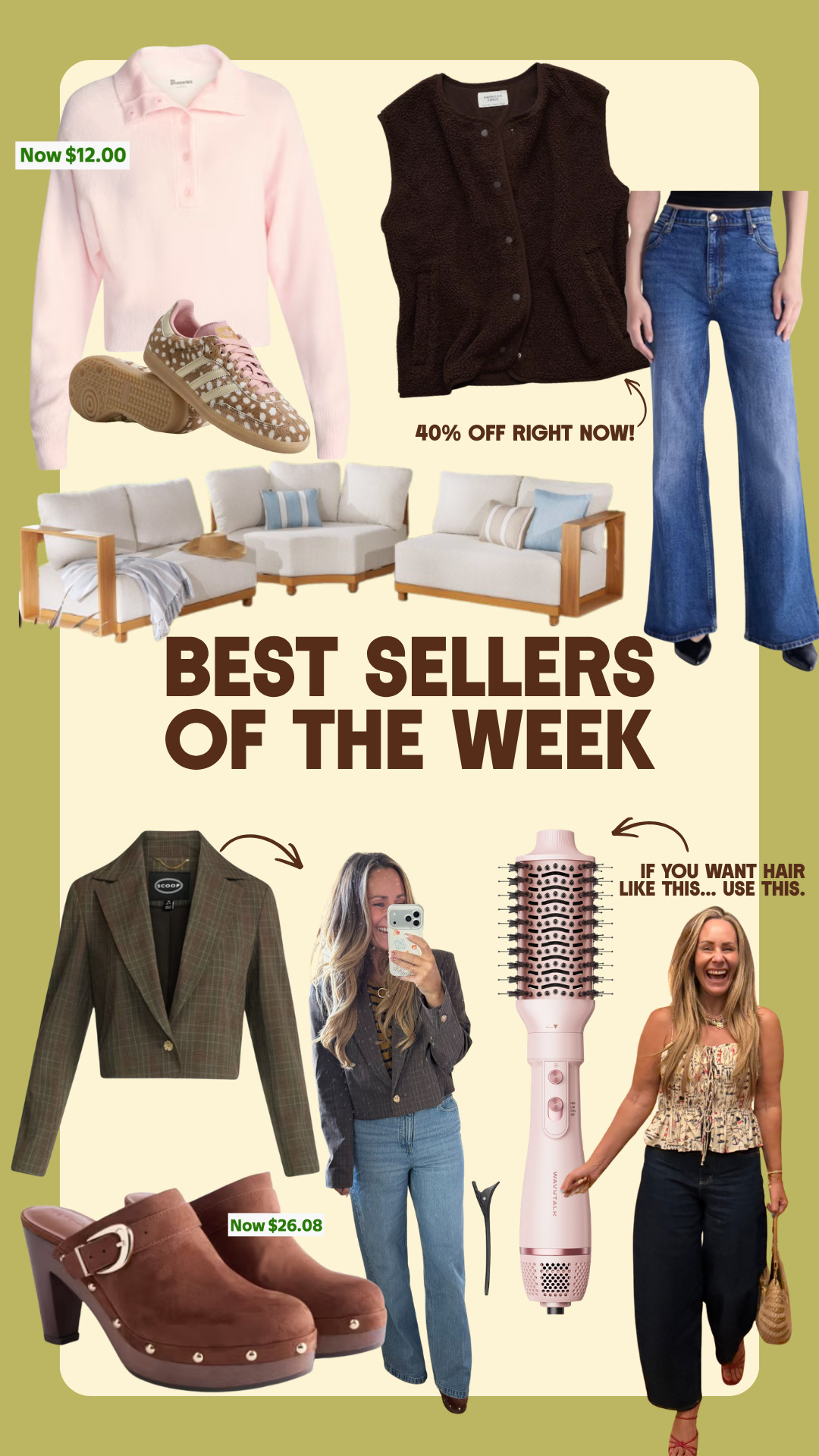 Best sellers of the week! Love all of these finds so much. Run don't walk before they are gone!  

 #LTKootd #LTKSeasonal #LTKOver40