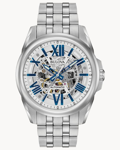 Bulova Sutton Men's Blue Accent Automatic Dial Classic Watch | Bulova | Bulova