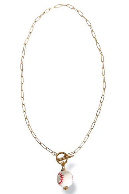 MVP Baseball Pendant Necklace | The Willow Tree