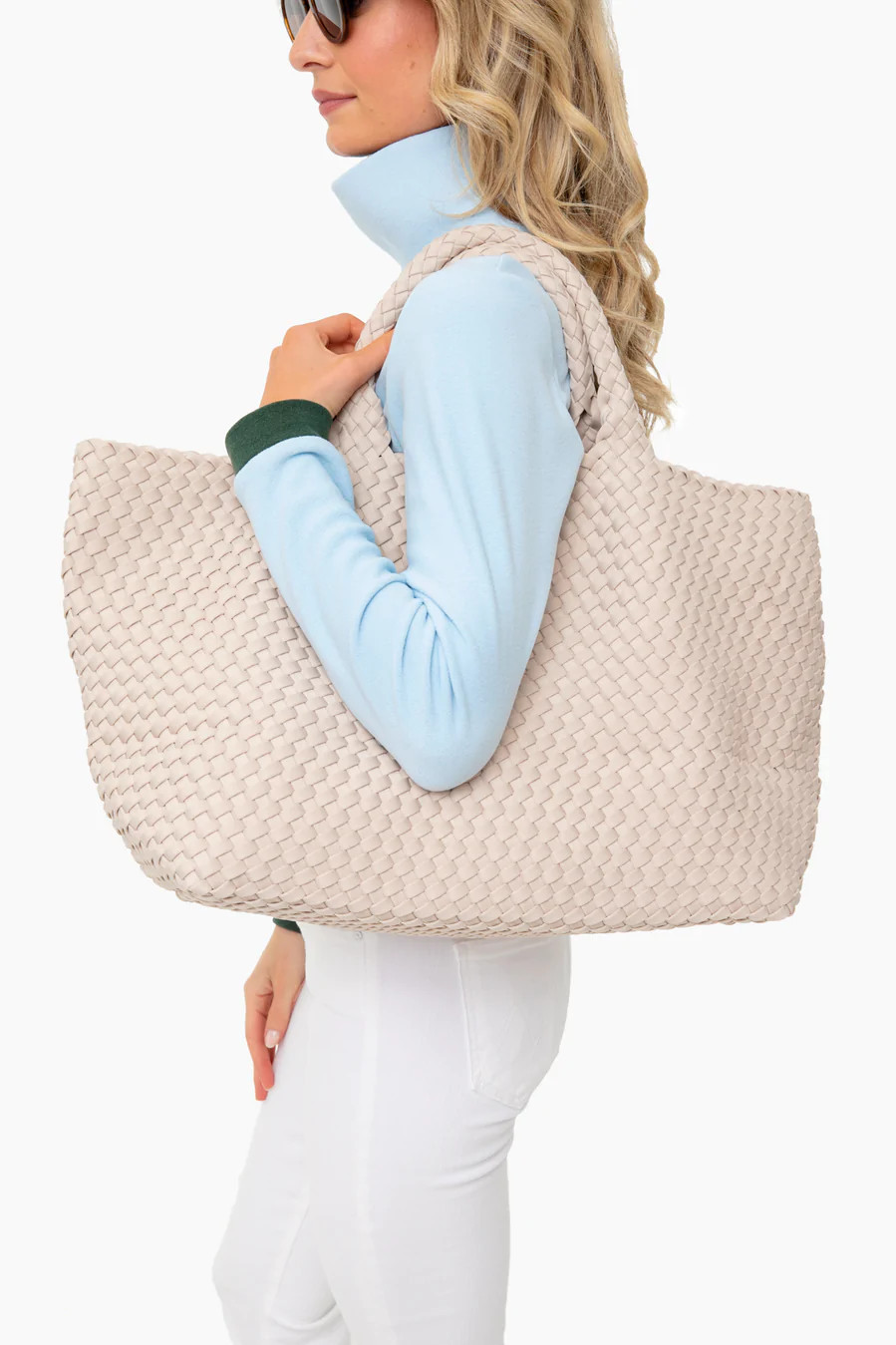 Ecru St Barths Large Tote | Tuckernuck (US)