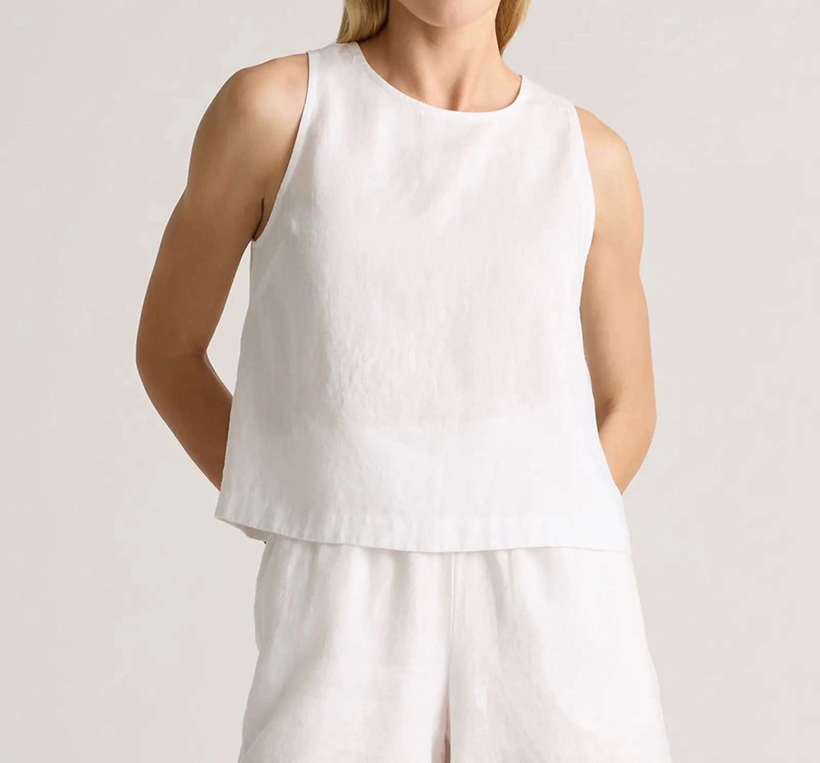 The perfect summer top that goes with every single thing! @Quince #quincepartner