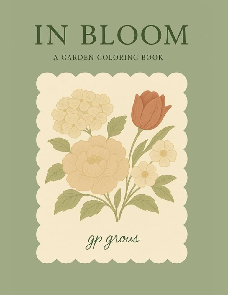In Bloom: A Garden Coloring Book | Amazon (US)