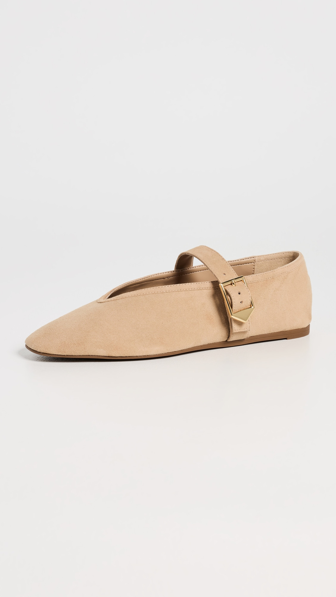 Schutz Vick Buckle Flats Light Wood 8.5 | Shopbop